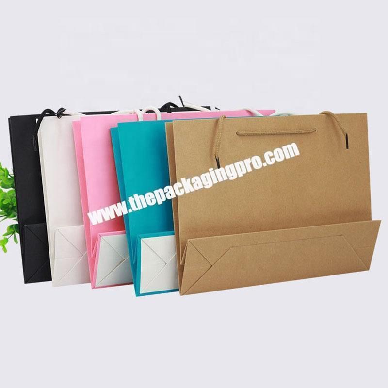 Colorful hard paper cardboard cloth bag ladies hand bags women shopping bags