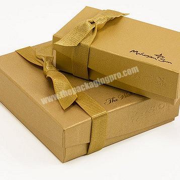 Colorful kraft Wrapped Paper Present Box