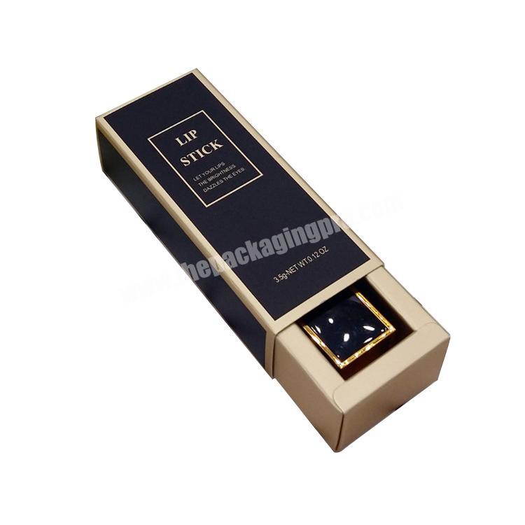Colorful lipstick paper box coated cardboard lip gloss packaging box with custom personal logo