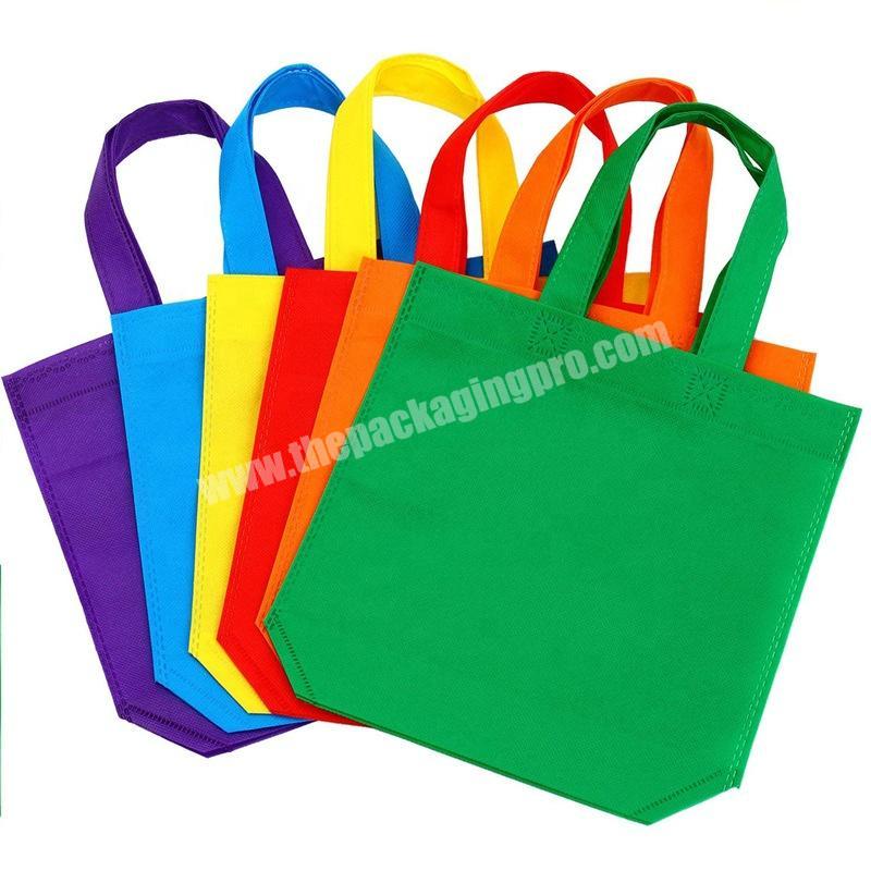 Colorful plain promotional eco non woven bag wholesale, non-woven reusable bags