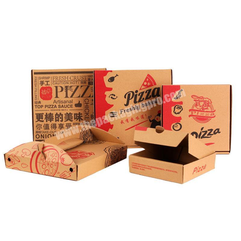 Competitive price colorful customized pizza box customized printing for packaging pizza