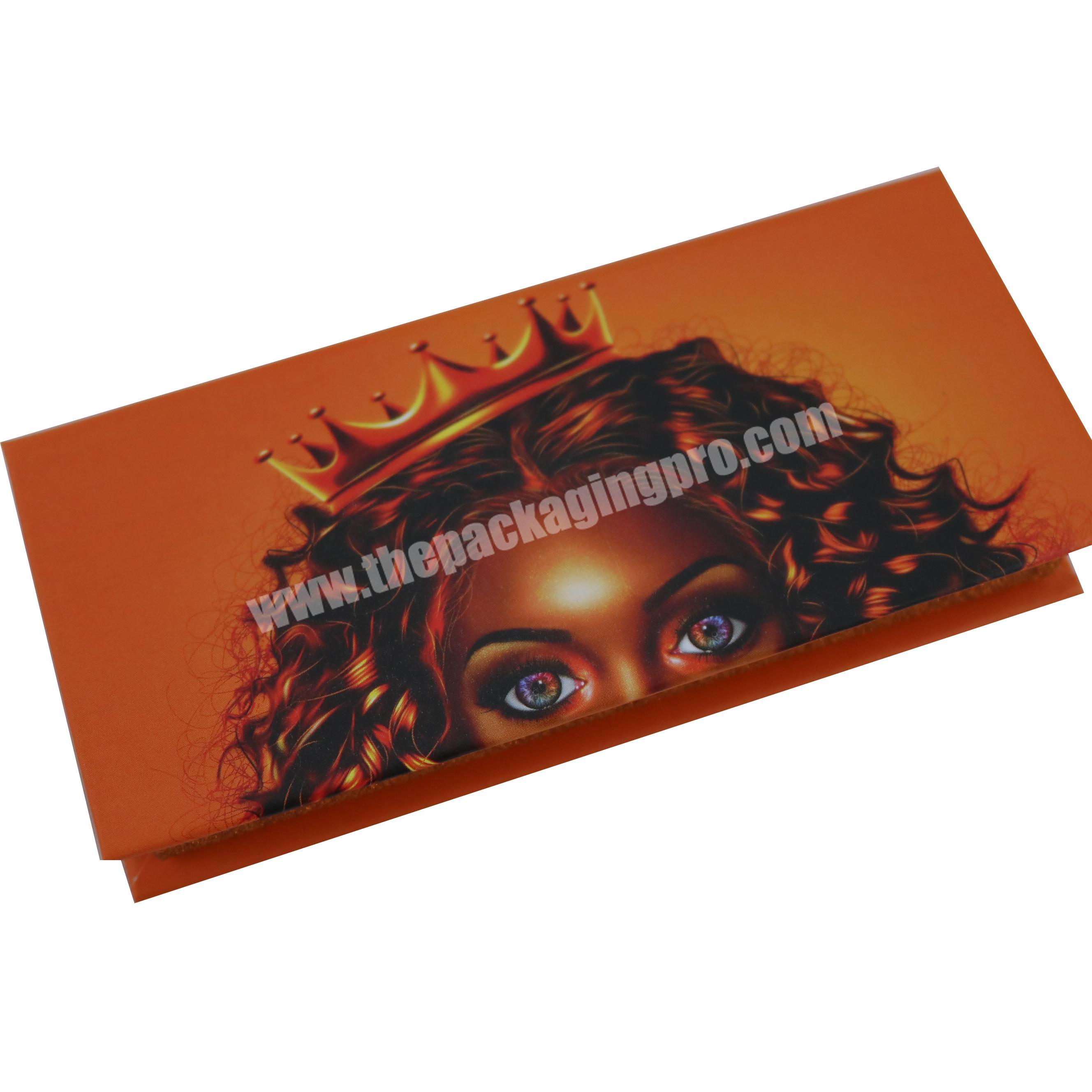 Complete Makeup Box Handmade Eye Lash Cases And Boxes 3 Pair Paper Eyelash Box