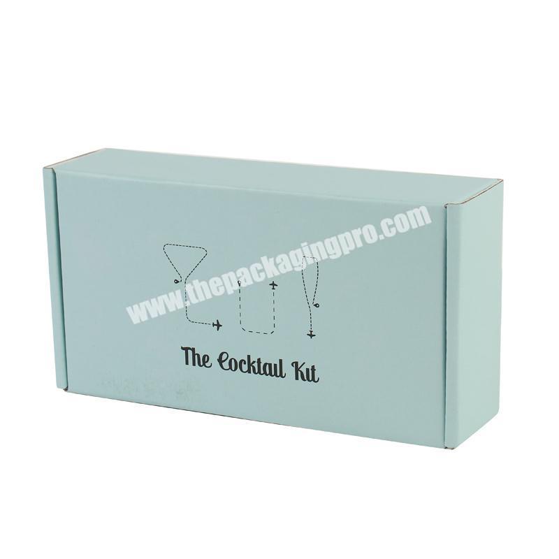 Compostable Mail Box Ready To Ship Small Packaging Brown Corrugated Box