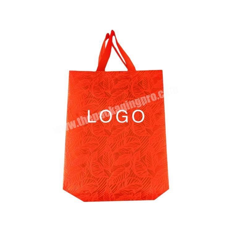Convention Newest Big Seafood Laminate Nonwoven PP Non-woven Reusable Folding Shopping Bag