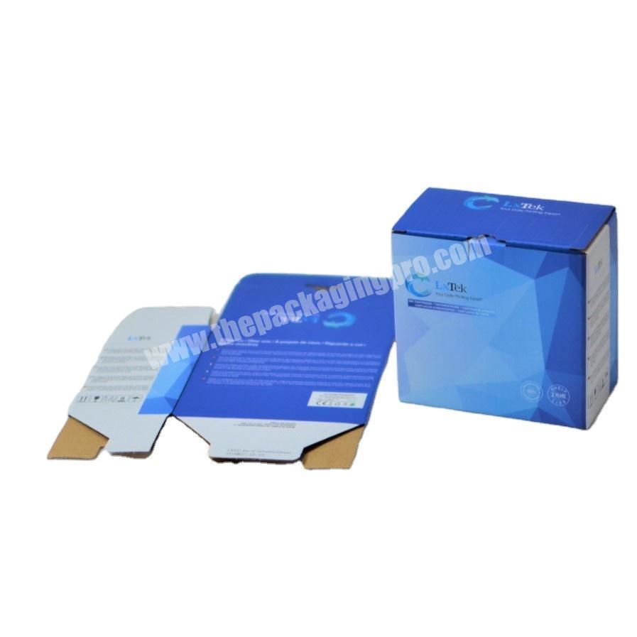 Corrugated And Collapsible Ink Cartridge Packaging Box And Shipping Box