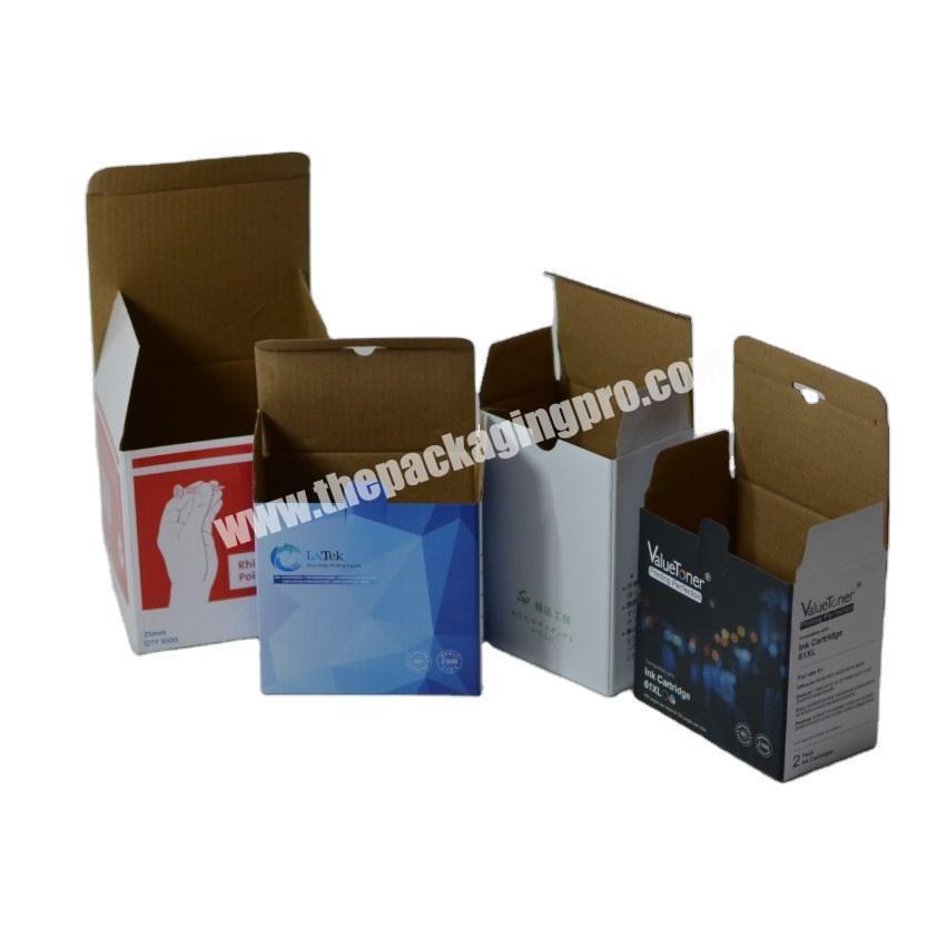 corrugated and collapsible screws packaging box shipping box