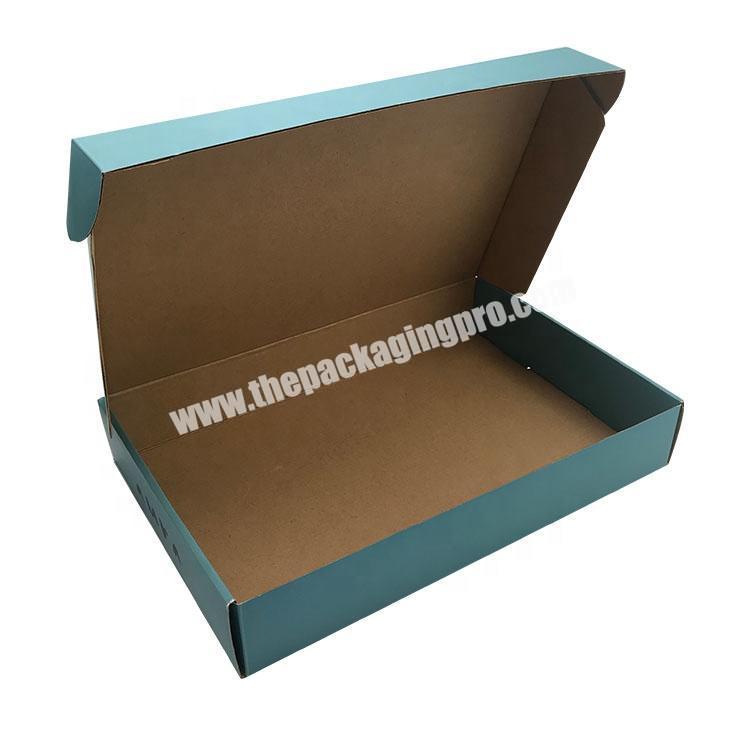 Corrugated Cardboard Carton  brown corrugated Folding Postal Box Custom  flat shipping boxes art