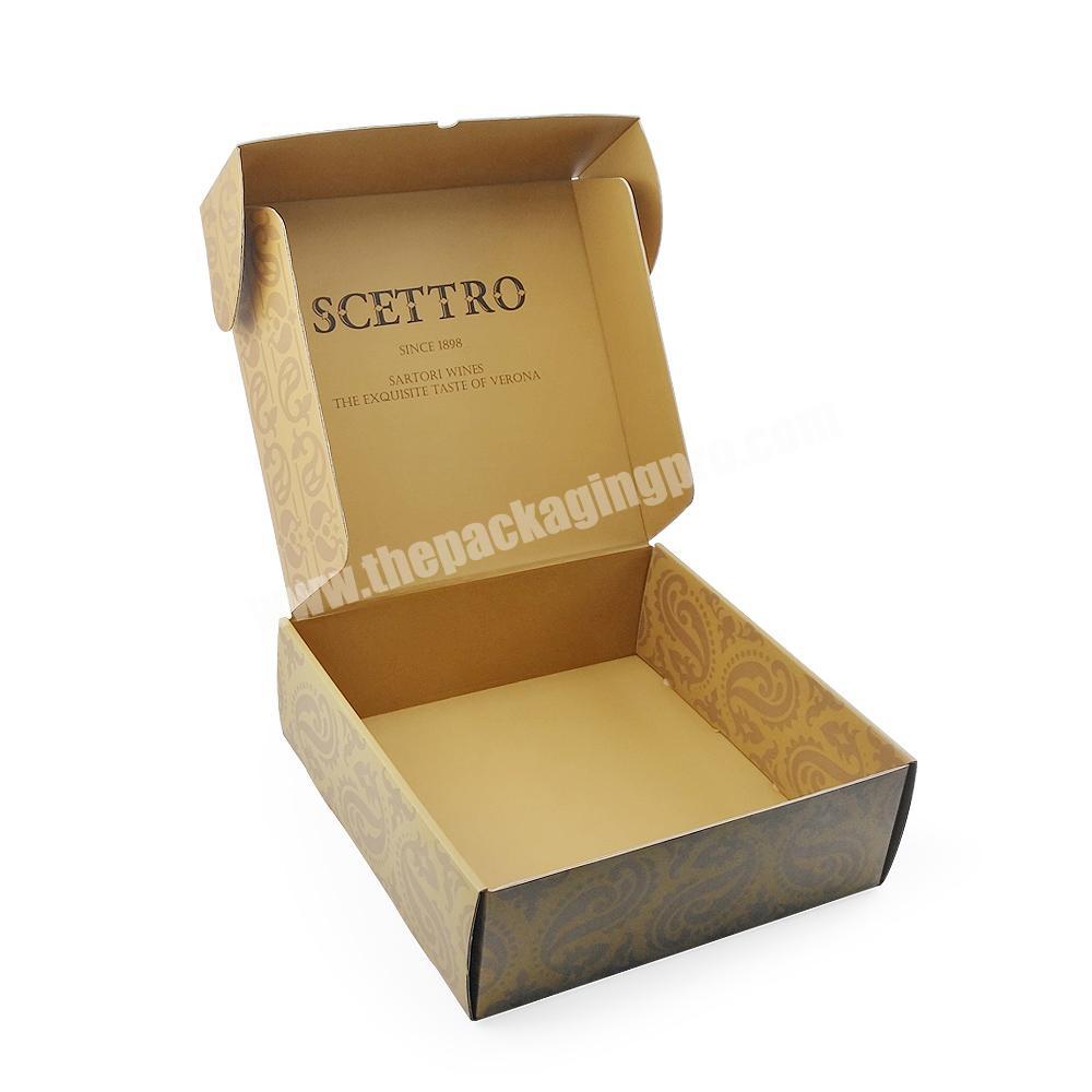 corrugated cardboard men's apparel shipping box shirt mailer packaging clothing mailing boxes custom logo