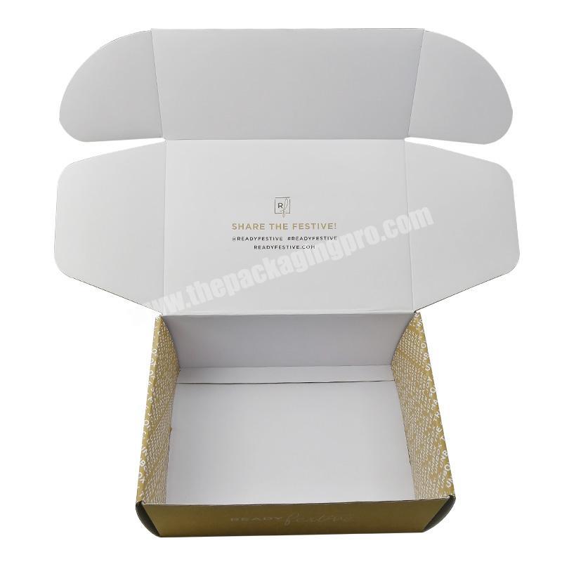 Corrugated Mailing Packaging Custom Subscription Box For Cosmetic Gift Set