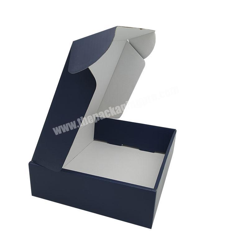 Corrugated Packaging Boxes Manufacturer Custom Logo Tuck End Corrugated Cardboard Carton Shipping Paper Box Packaging