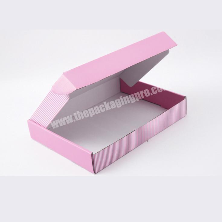 corrugated paper box packaging boxes pink shipping boxes