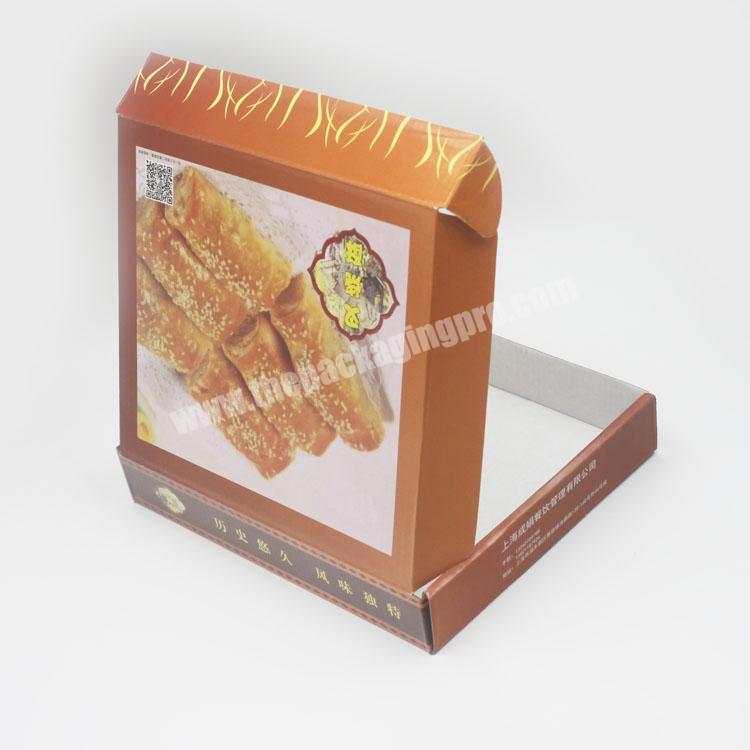 corrugated pie packing box