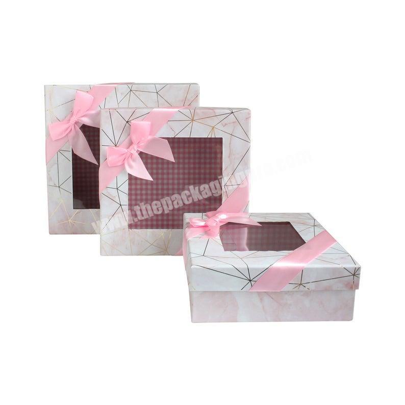 Cosmetic Box Manufacturers Wholesale Custom Makeup Set Packaging Boxes For Window Gift Pack