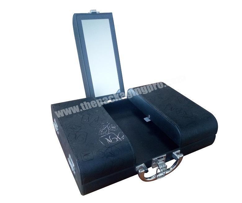 Cosmetic Leather Packaging Box with Mirror