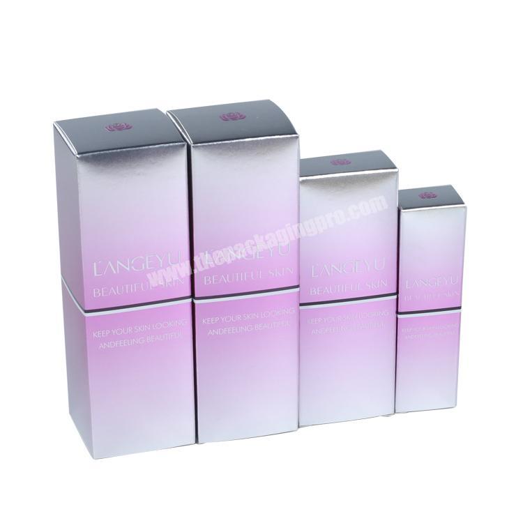 Cosmetic paper cosmetic packaging boxes cardboard gift box for cosmetics set