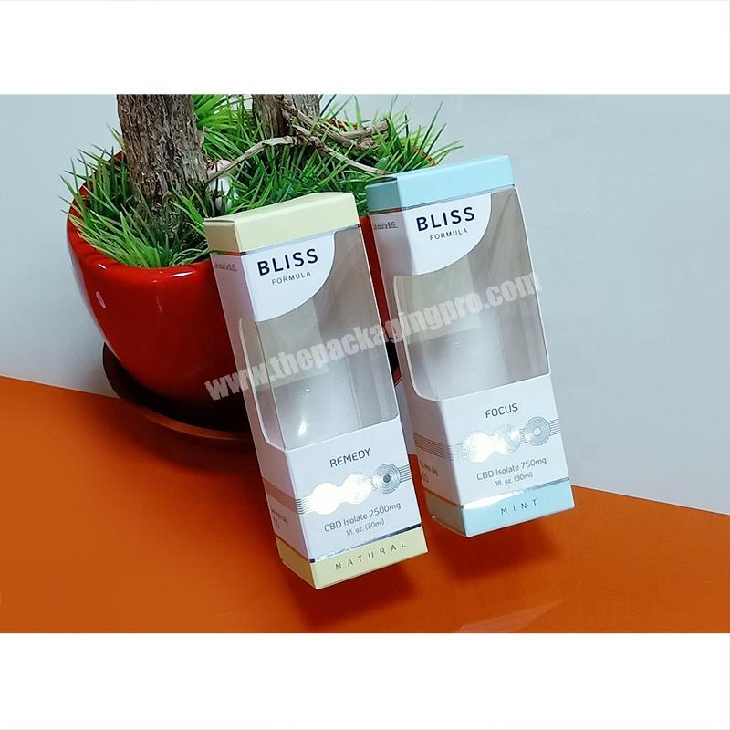 Cosmetic Paper Window Box Custom Display Lip Balm Box Packaging Wholesale