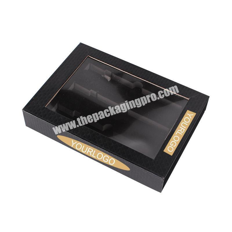 cosmetic syrings box black eva inner cosmetic packaging box