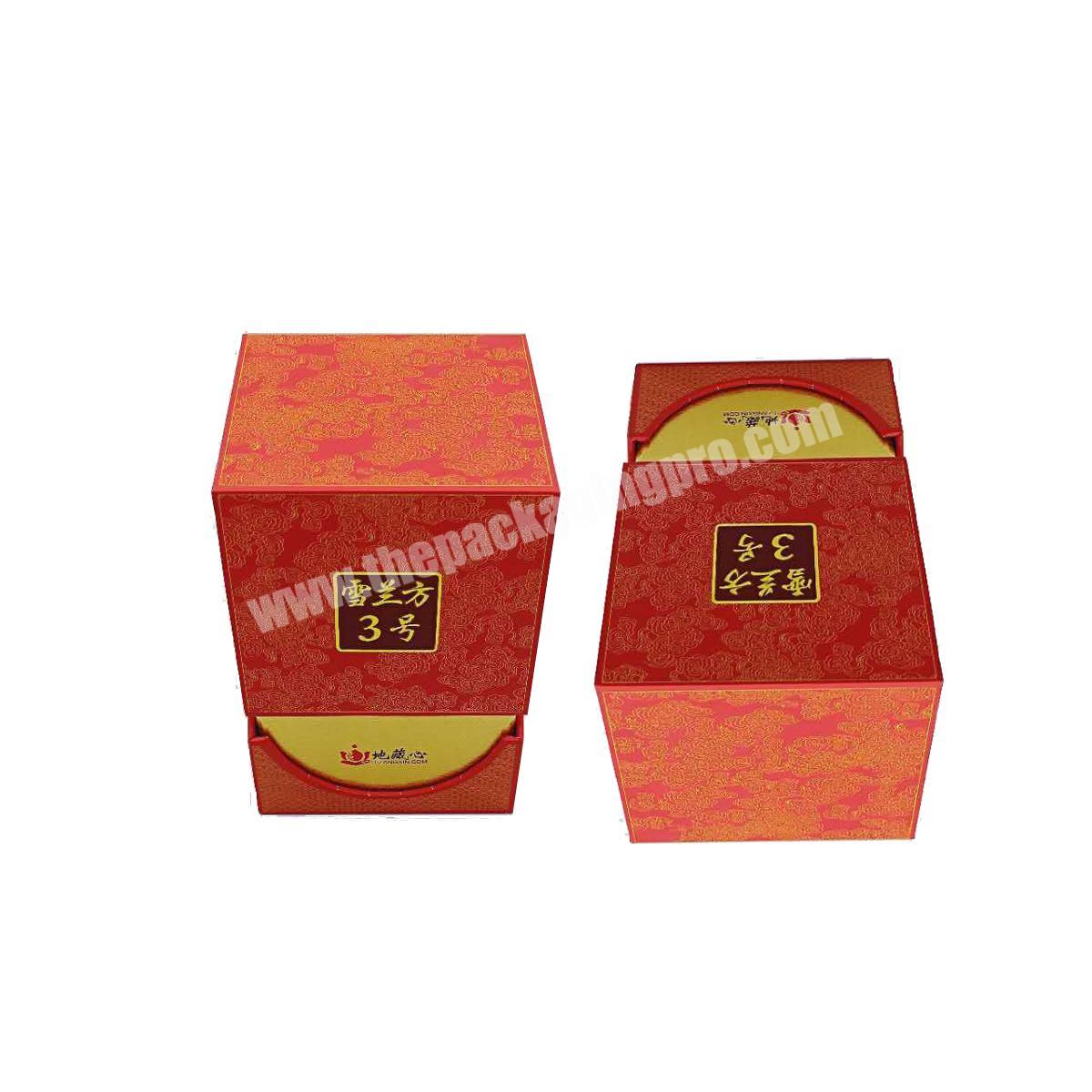 Cosmetics hinged clamshell package cardboard gift box boxes with lid manufacturer