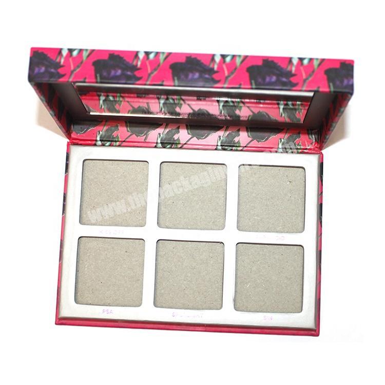 Cosmetics Packaging Design Eyeshadow Packaging box Palette Makeup Boxes with Mirror