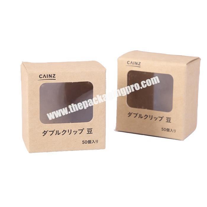 Cost-effective kraft paper packaging tea box with custom printing