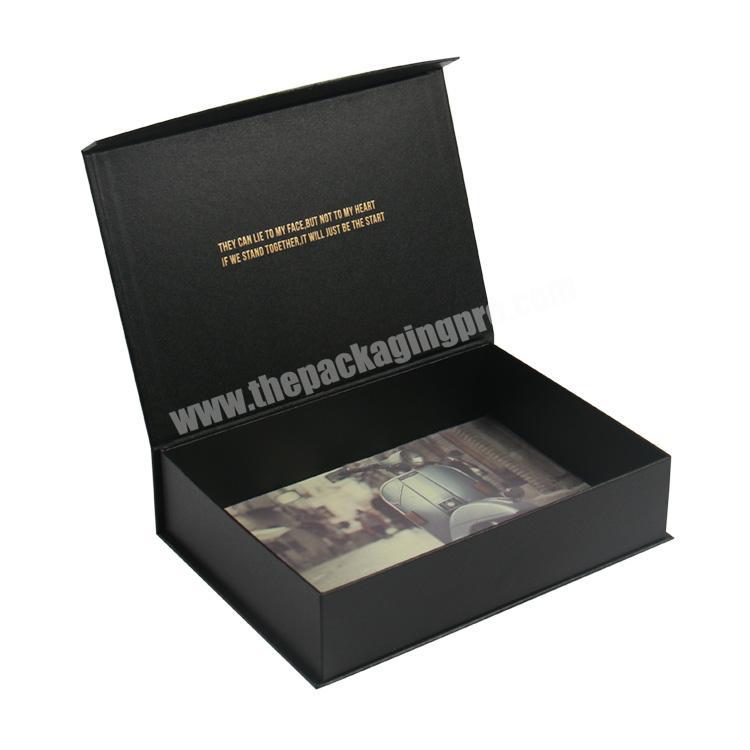 costom size and logo packaging men 's shirt gift box