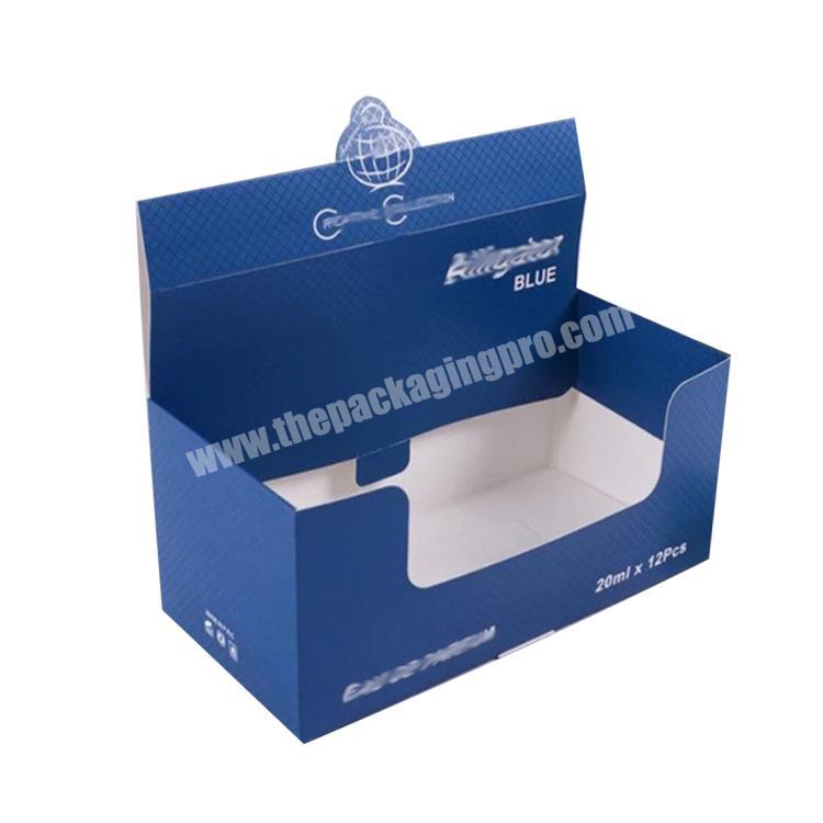 counter paperboard display box cmyk printing pdq cardboard corrugated tray box