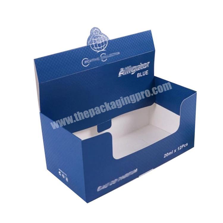 counter paperboard display box pdq cardboard corrugated tray box