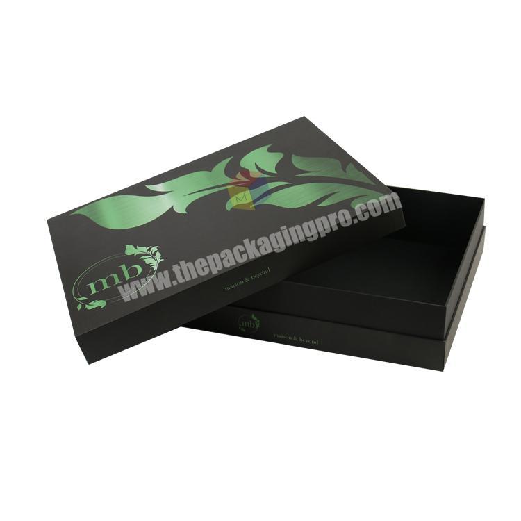 cover and tray biodegradable cardboard t shirt packaging box