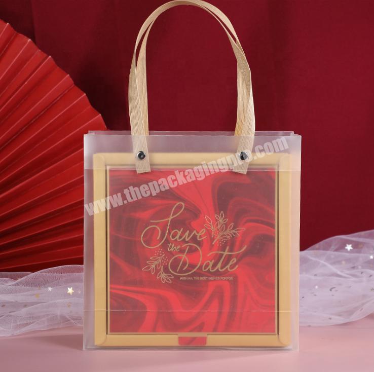 Transparent Pvc Tote Bag - Versatile Gift Bag For Weddings, Valentine's  Day, Teacher's Day, Christmas, Birthdays, And Halloween - Perfect For  Gifting And Organizing - Temu
