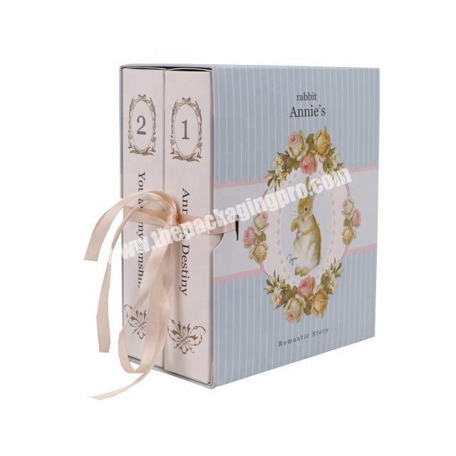 Creative book-style dessert box  Handmade pastry biscuits coated paper cartons