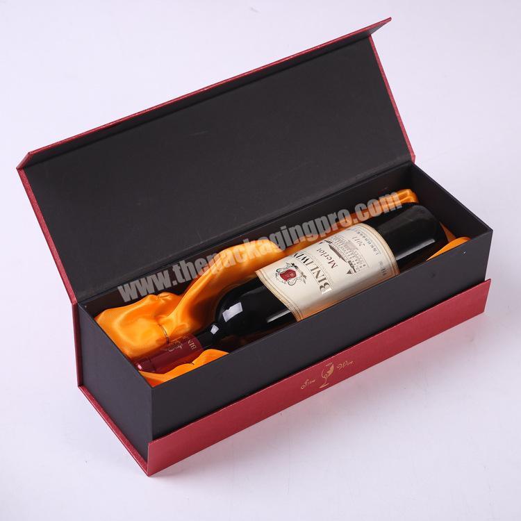 Creative cardboard double wine gift box portable wine packaging box universal packaging carton