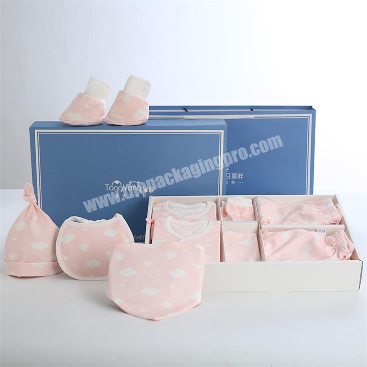 Creative Decorative Cute Oem Storage Packaging New Baby Girl Blanket Cloth Newborn Gift Set Box