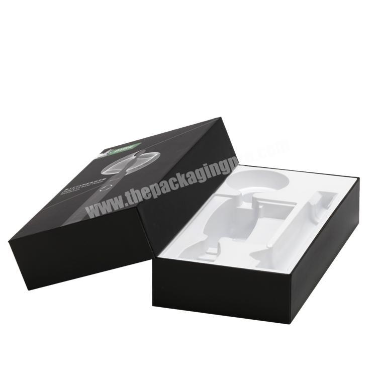 Creative Design Custom Logo Printed Lid and Base Paper Box with Blister Tray for Electric Toothbrush