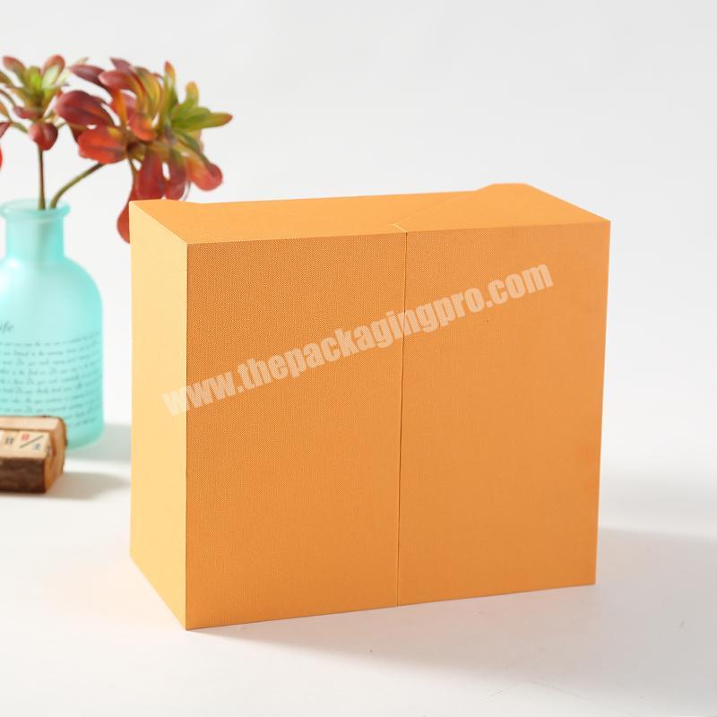 creative design  luxury custom box rigid two layer drawer elegant  packaging paper packaging  box for mooncake