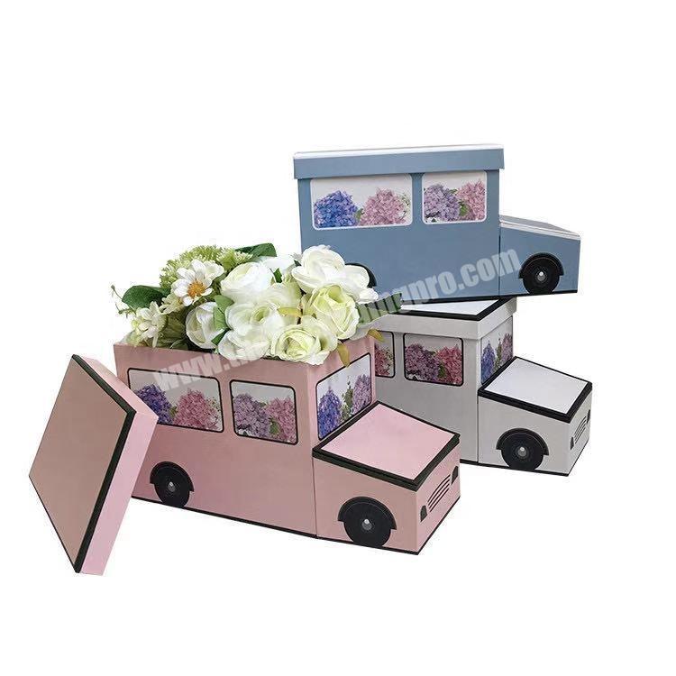 Creative gift car flowers paper box, receiving box