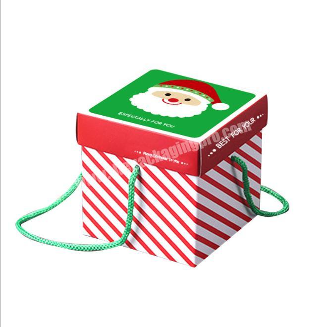 Creative Nordic Apple Packaging Box Square Jewelry Holiday Gift Portable Gift Box Douyin Custom Carton