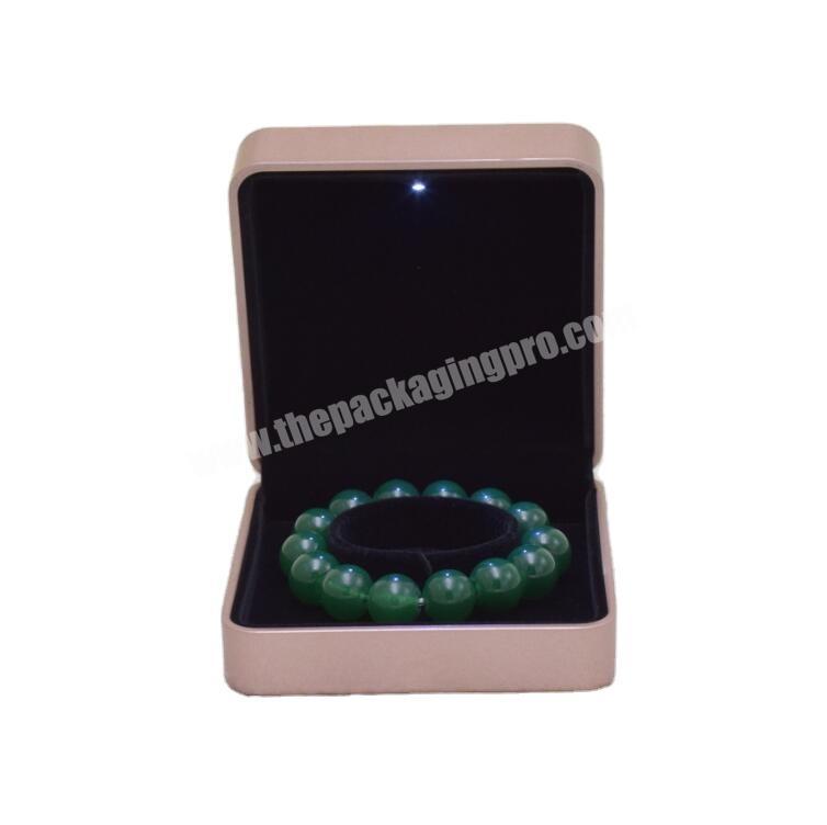 Crepack 2020 hot sale LED display jewelry bracelet box and ladies fashion watch box