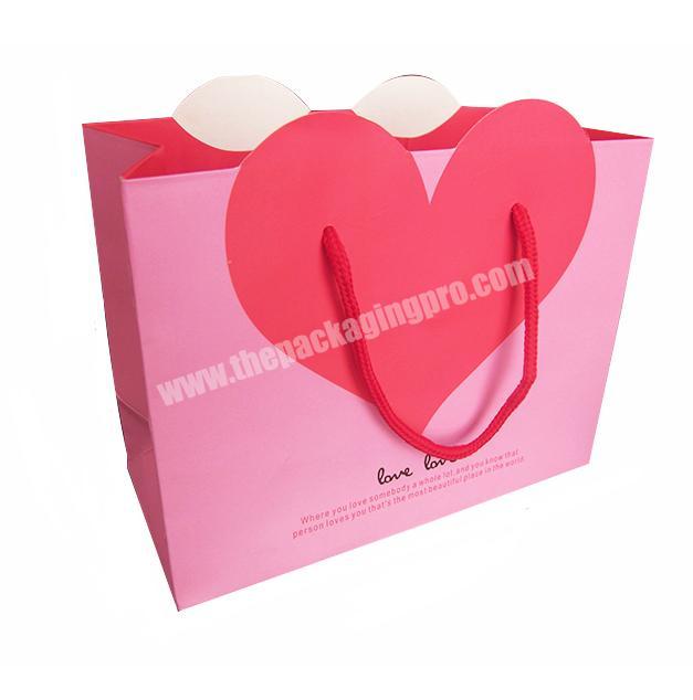 Cusrom Logo Printed Clothing Store Paper Packaging Bags For Wholesale