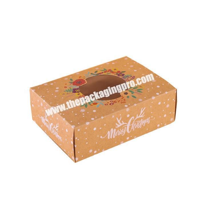 Custom 300gsm kraft paper packaging box for candy packing