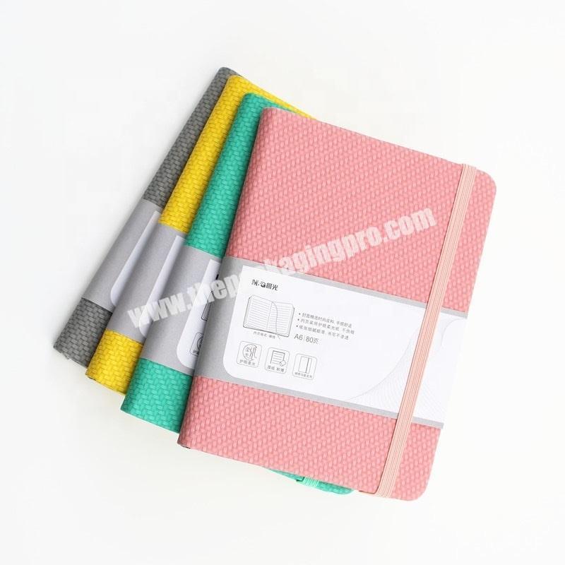 Custom A6 Mini Journal Different Binding Pocket Notebook Cheap Hardback Linen Cover Pocket Diary A5 Kids Colourful Diary