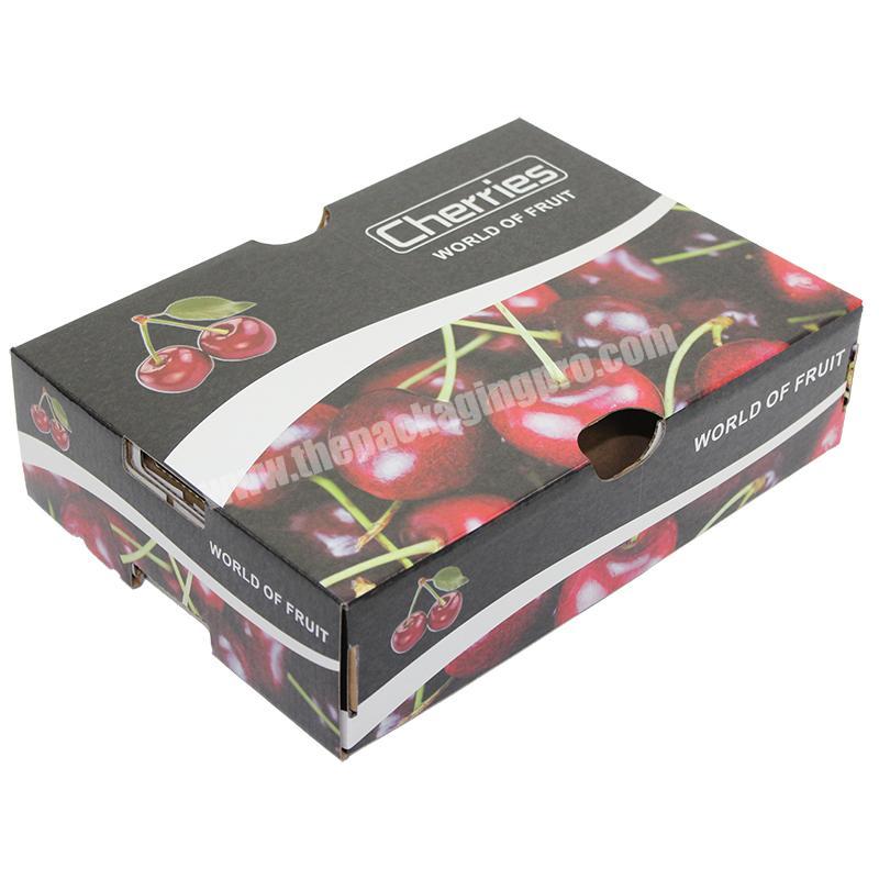 Custom AB-Flute Fruit Standard Packing Cardboard Box Banana