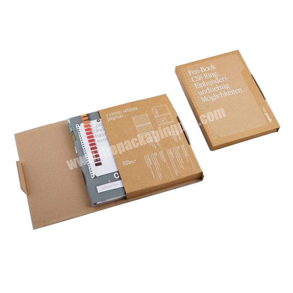 custom apparel box packaging with 350g kraft paper