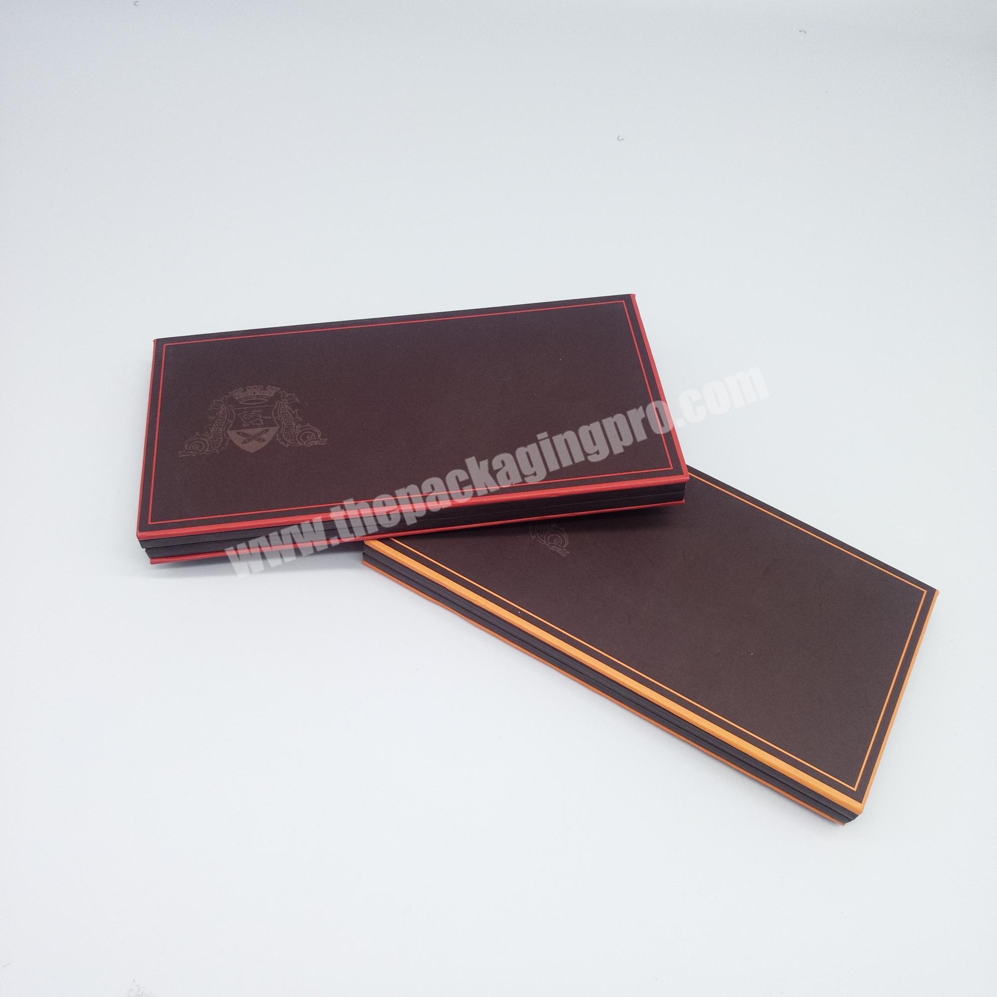 Custom art paper gift box luxury rigid chocolate box packaging