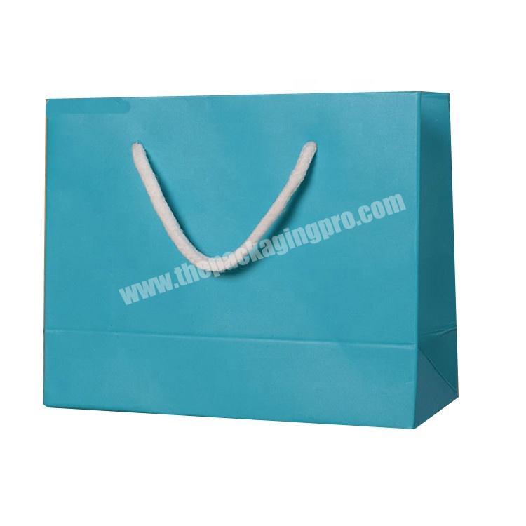 Custom art paper hand paper packaging bag with logo printing