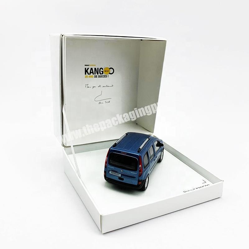 Custom Art Paper Printed Car Toys Packaging Gift Box With Tray
