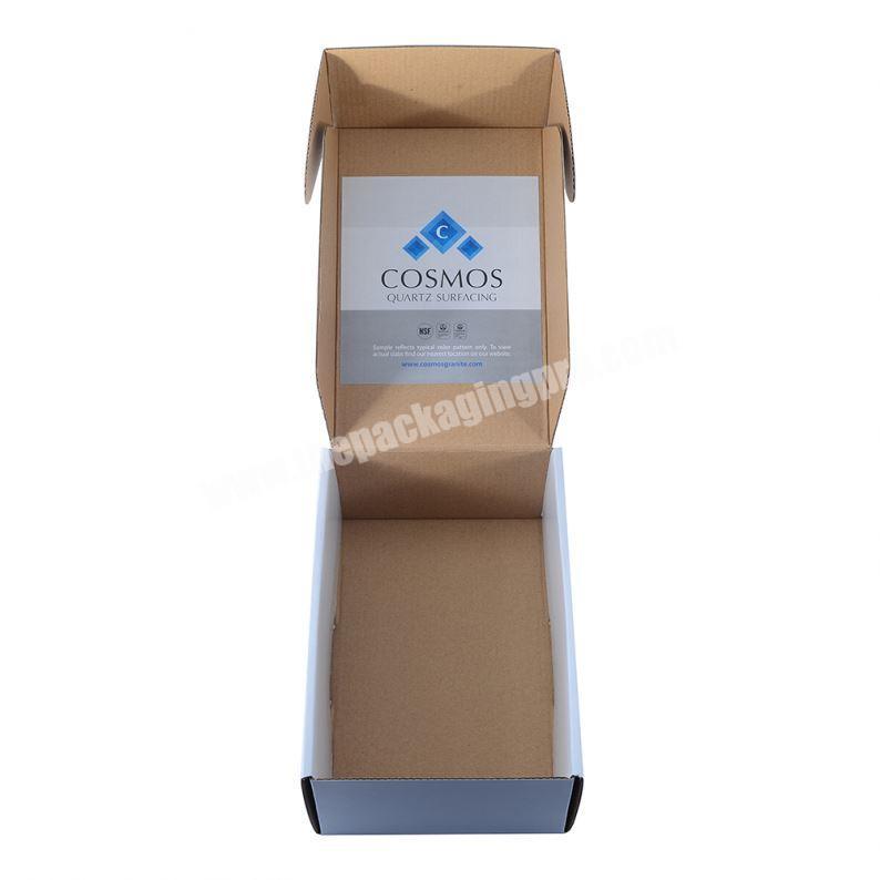 Custom attractive price hot sale portable corrugated clothing mailer box