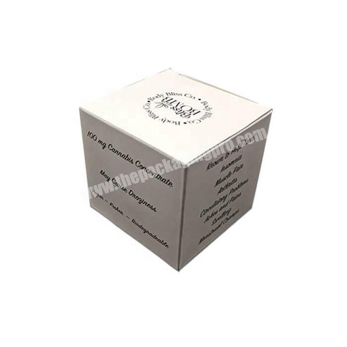 Custom beautiful design cosmetic personal skin care cream paper packaging box
