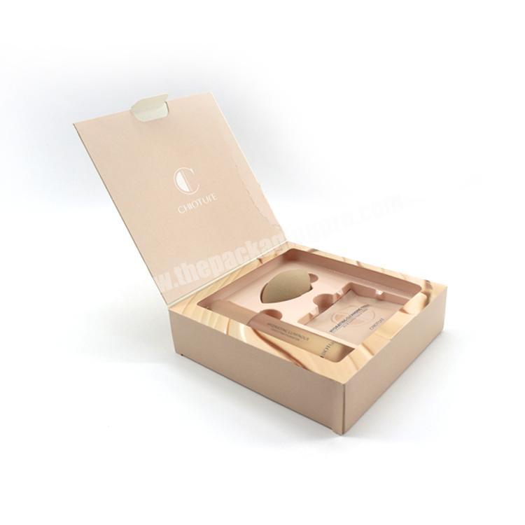 Custom Beautiful Premium Liquid Foundation Paper Packaging make up box