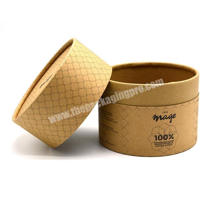 custom biodegradable cardboard paper tube kraft paper large round cardboard box