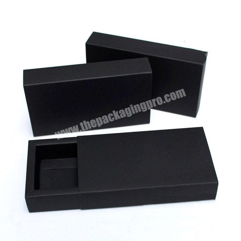custom black card giftbox eco friendly packaging cheap wholesale